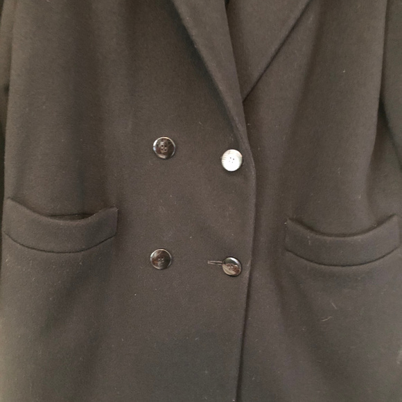 John Weitz Forstmann Trench Coat 100% Wool 50" Lon - Picture 3 of 3